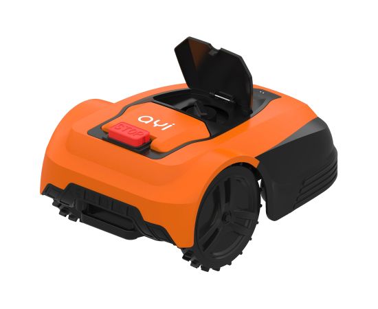 AYI Lawn Mower A1 1400i Orange/Black Mowing Area 1400 m² WiFi APP Yes (Android; iOs) Working time 120 min Brushless Motor Maximum Incline 37 % Speed 22 m/min Waterproof IPX4 68 dB 5200 mAh 180 m boundary wire; 180 pcs. staples; 10 x Cutting Blade Screws;  Газонокосилки-роботы