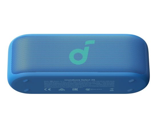 Anker Soundcore Speaker Select 2S 20 W Waterproof Bluetooth Blue Portable Wireless connection Bezvadu skaļruņi