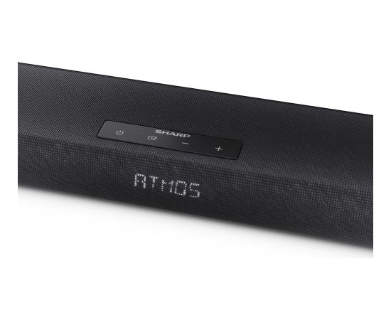 Sharp 2.1ch Ultra-slim Dolby Atmos/DTS Virtual: X Soundbar with Wireless Subwoofer HT-SBW320 360 W Bluetooth Black Wireless connection Bezvadu skaļruņi