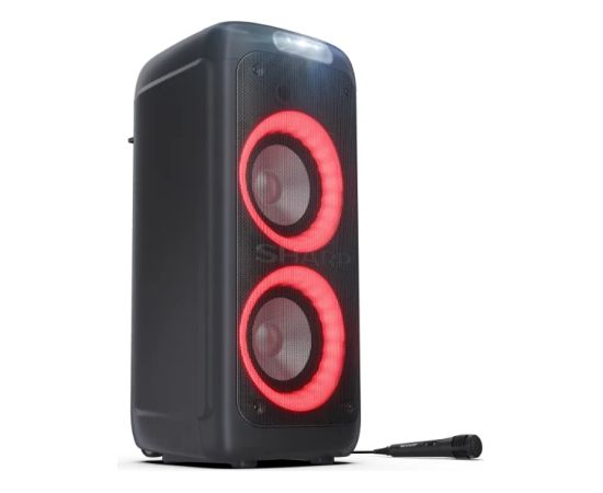 Sharp PS-949 Party Speaker with Built-in Battery Sharp Party Speaker PS-949 XParty Street Beat 132 W Waterproof Bluetooth Black Portable Wireless connection Беспроводные колонки