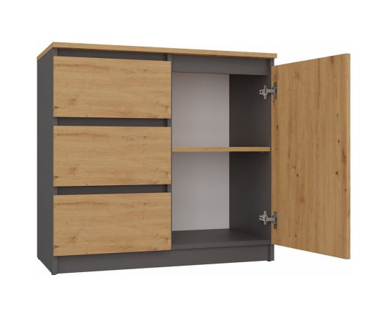 Top E Shop Topeshop 1D3S ANT/ART BA KPL chest of drawers Новинки Для дома и сада 