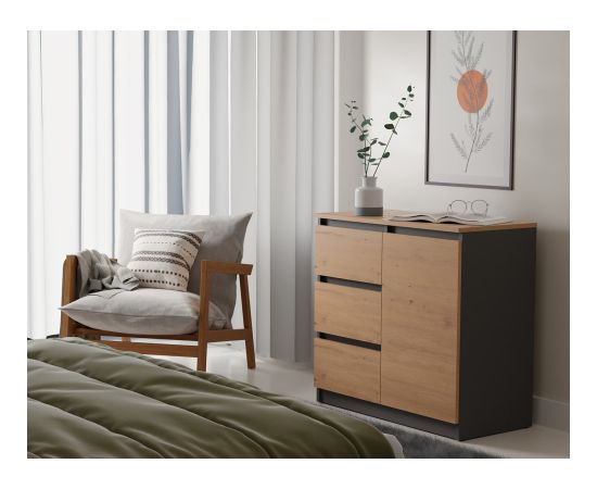 Top E Shop Topeshop 1D3S ANT/ART BA KPL chest of drawers Новинки Для дома и сада 