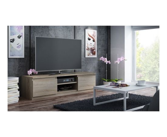 Top E Shop Topeshop RTV140 SONOMA TV stand/entertainment centre 2 shelves Новинки Для дома и сада 
