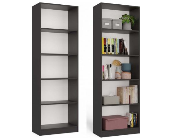 Top E Shop BOOKCASE 60 CM ANTHRACITE Jaunumi -Dārzam