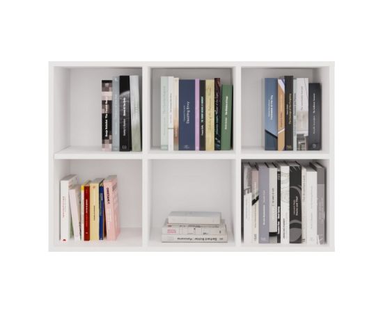 Top E Shop MALAX MINI 2X3 WHITE BOOKCASE Jaunumi -Dārzam