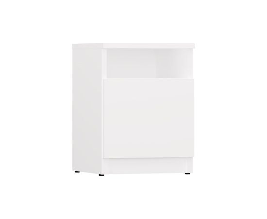 Top E Shop GALAX 30/1D WHITE BEDSIDE TABLE Naktsskapīši