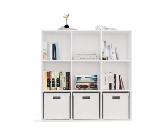 Top E Shop MALAX 3x3 H WHITE SHELVING UNIT Jaunumi -Dārzam