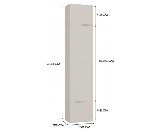 Top E Shop HAGA IV 3SZ1W Cashmere Wardrobe Новинки Для дома и сада 