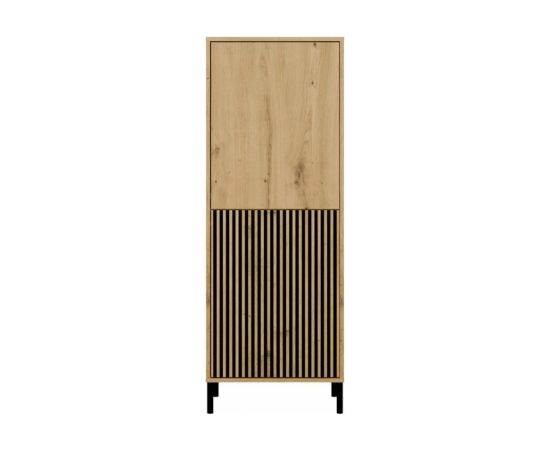 Top E Shop KAMARO 2DK SLIM/GŁ OAK ARTISAN DISPLAY CABINET Новинки Для дома и сада 