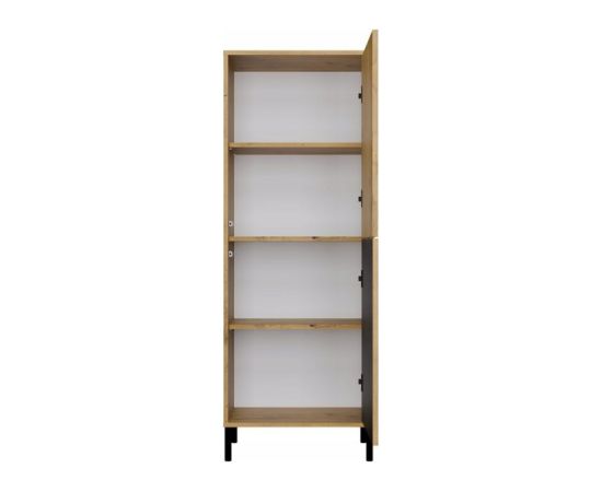Top E Shop KAMARO 2DK SLIM/GŁ OAK ARTISAN DISPLAY CABINET Новинки Для дома и сада 