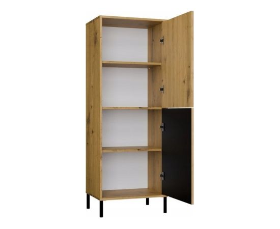 Top E Shop KAMARO 2DK SLIM/GŁ OAK ARTISAN DISPLAY CABINET Новинки Для дома и сада 