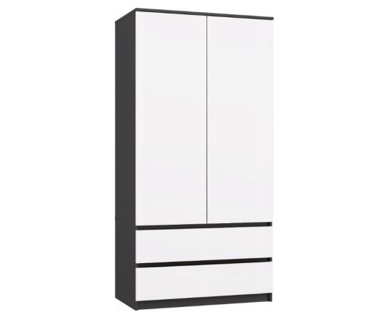 Top E Shop MALWA SS-90 wardrobe, anthracite/white Шкафы