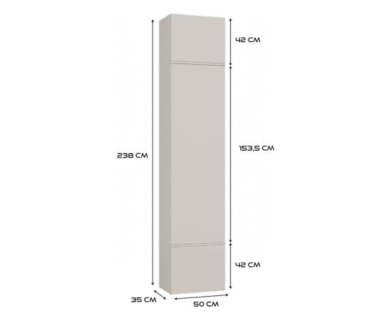 Top E Shop HAGA II 1SZ1W Cashmere Wardrobe Новинки Для дома и сада 