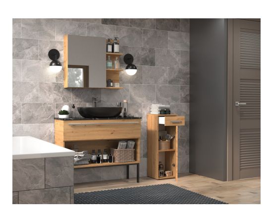 Top E Shop Topeshop NEL V DS ARTISAN bathroom storage cabinet Oak Новинки Для дома и сада 