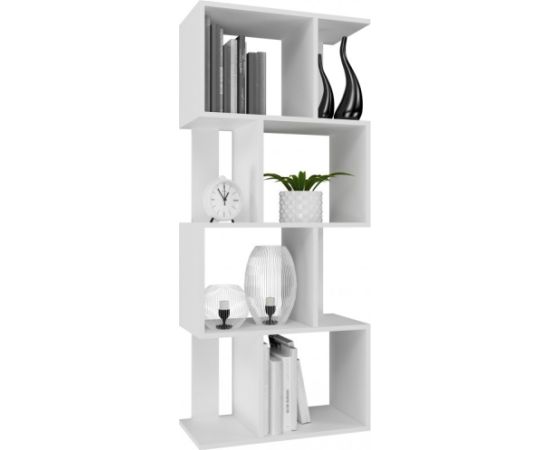 Top E Shop Bookcase FIESTA 4P 59.5x30x140 cm, white Новинки Для дома и сада 