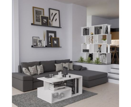 Top E Shop Bookcase FIESTA 4P 59.5x30x140 cm, white Новинки Для дома и сада 