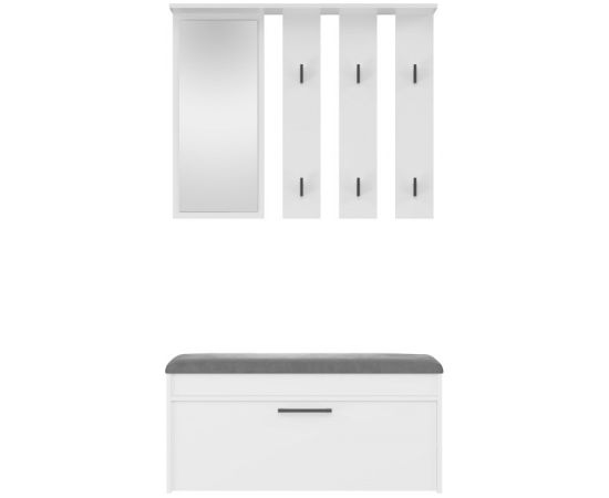 Top E Shop PARMA closet 100x35x180 cm, white Jaunumi -Dārzam