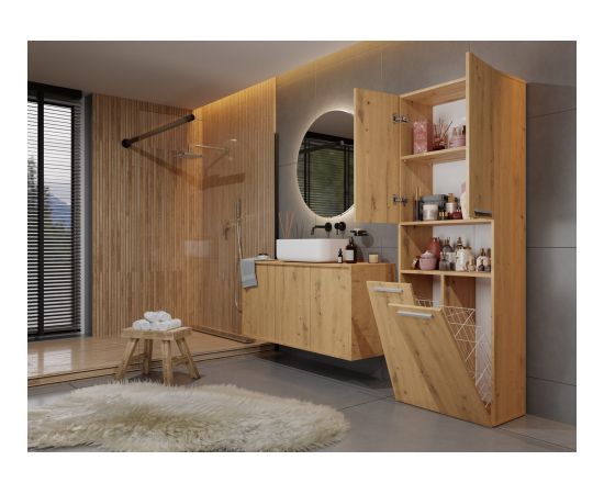 Top E Shop Topeshop NEL 2K DK ART KPL bathroom storage cabinet Oak Новинки Для дома и сада 