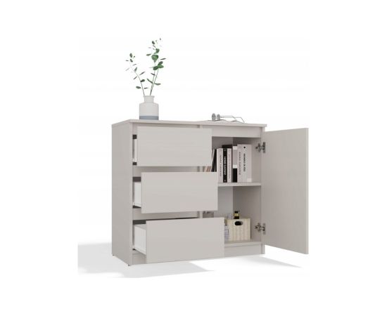 Top E Shop CHEST OF DRAWERS 1 DOOR 3 DRAWERS COLOUR CASHMERE Новинки Для дома и сада 