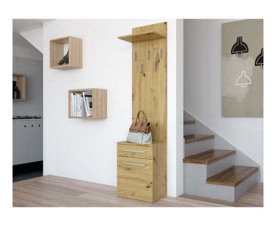 Top E Shop Topeshop DUO WIESZAK ARTISAN clothing hanger Oak Новинки Для дома и сада 