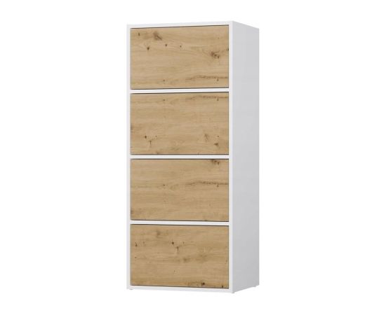 Top E Shop ALMA CHEST OF DRAWERS WHITE/ARTISAN OAK Новинки Для дома и сада 