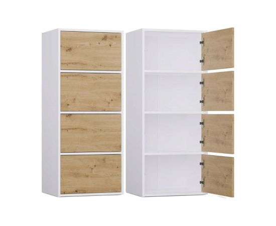 Top E Shop ALMA CHEST OF DRAWERS WHITE/ARTISAN OAK Новинки Для дома и сада 