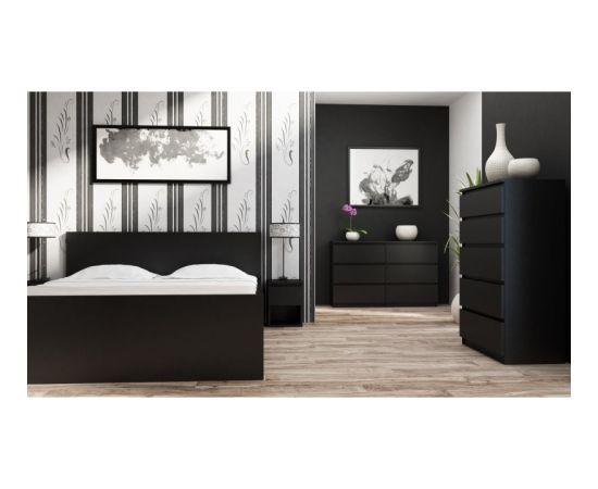 Top E Shop Topeshop M5 CZERŃ chest of drawers Новинки Для дома и сада 