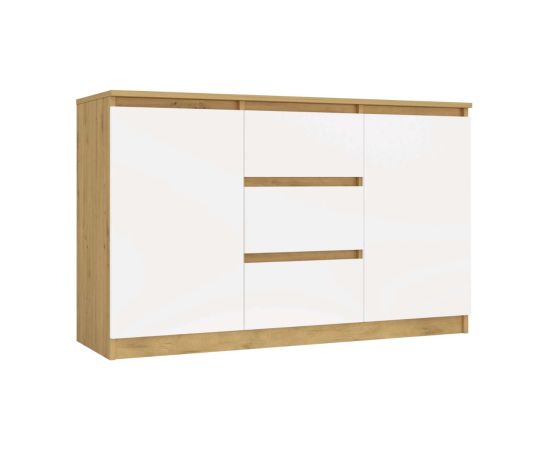 Top E Shop ARTISAN 2-DOOR 3-DRAWER CHEST OF DRAWERS/WHITE Новинки Для дома и сада 