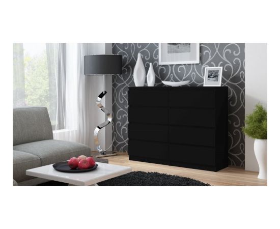 Top E Shop Topeshop M8 120 CZERŃ chest of drawers Новинки Для дома и сада 
