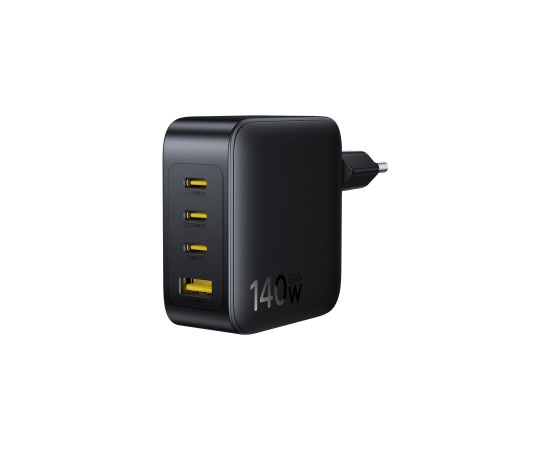 Baseus Sienas ātrais lādētājs EnerFill FH11 140W USB-A + 3xUSB-C QC PD3.1, melns Зарядные устройства