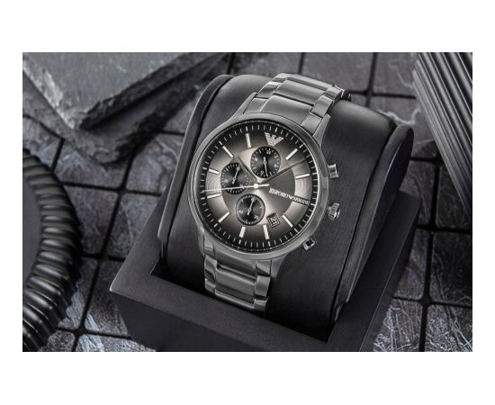 Giorgio Armani Rokas Pulkstenis EMPORIO ARMANI Renato AR11531 + BOX Rokas pulksteņi 
