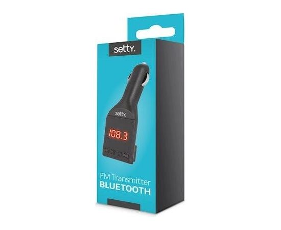 Setty FM Bluetooth 4.0 Auto Transmitter / USB / Micro SD / Aux / LCD / AUX 3.5 mm Vads / Melns