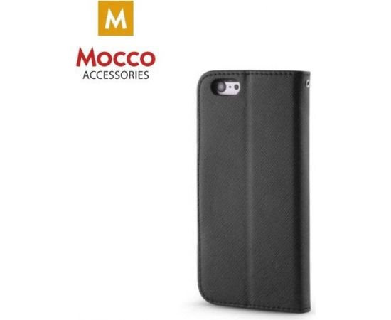 Mocco Fancy Book Case Grāmatveida Maks Telefonam Samsung A730 Galaxy A8 Plus (2018) Melns