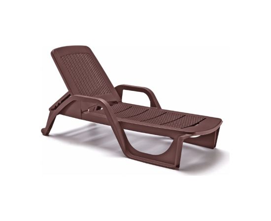 Bica Шезлонг Нило коричневый Шезлонги и пляжные стулья