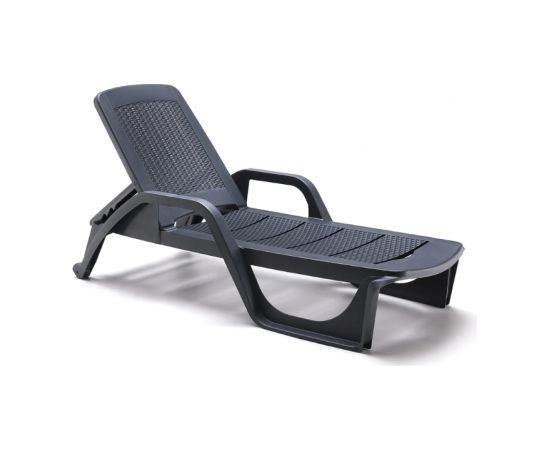 Bica Шезлонг Nilo серый Шезлонги и пляжные стулья
