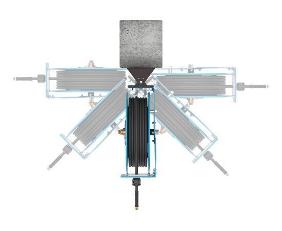 Hazet hose reel open 9040OS-10, 20 meters (blue, 2 meter connection hose) Новинки Для дома и сада 