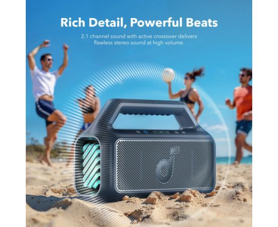 Anker Soundcore Speaker Boom 2 80 W Waterproof Bluetooth Blue Portable Wireless connection Bezvadu skaļruņi