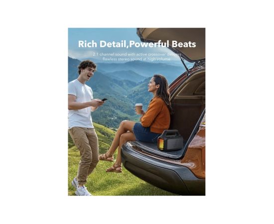 Anker Soundcore Portable Bluetooth Speaker Boom 2 80 W Waterproof Bluetooth Phantom Black Portable Wireless connection Bezvadu skaļruņi