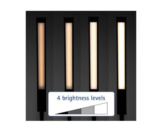 Galda lampa Maul Pirro, melna Biroja galda lampas