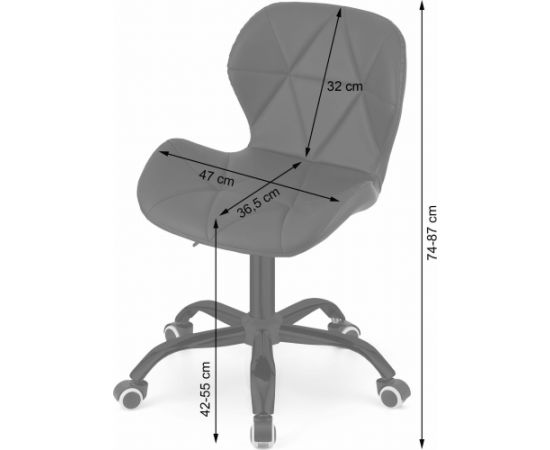 Krzesło biurowe Noto Czarne Новости, мебель, дом