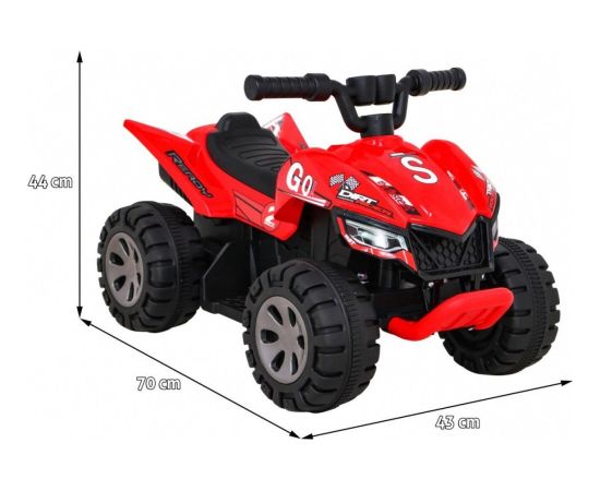 Ramiz Pojazd Quad THE FASTEST Czerwony Jaunumi, Bērnu preces