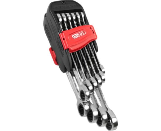 Kstools Combination ratcheting spanner set, 10 pcs GEARplus, KS Tools Sprūdatslēgas