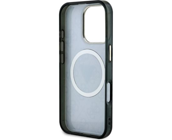 Guess IML 4G Glitter and Triangle Logo MagSafe Case Чехол для Apple iPhone 16 Pro Max Чехлы - альтернативные