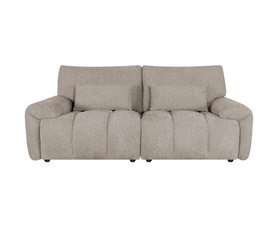 Dīvāns BARBARA 2,5-vietīgs, gaiši brūns Jaunumi -Dārzam