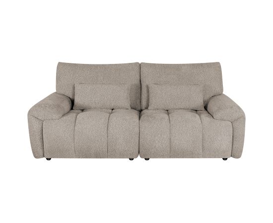 Dīvāns BARBARA 2,5-vietīgs, gaiši brūns Jaunumi -Dārzam