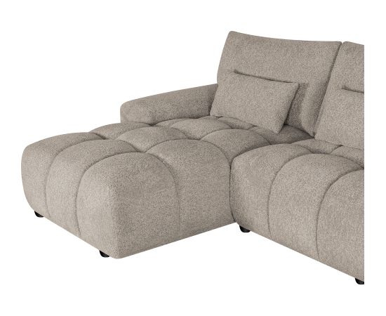 Stūra dīvāns BARBARA KS, gaiši brūns Jaunumi -Dārzam