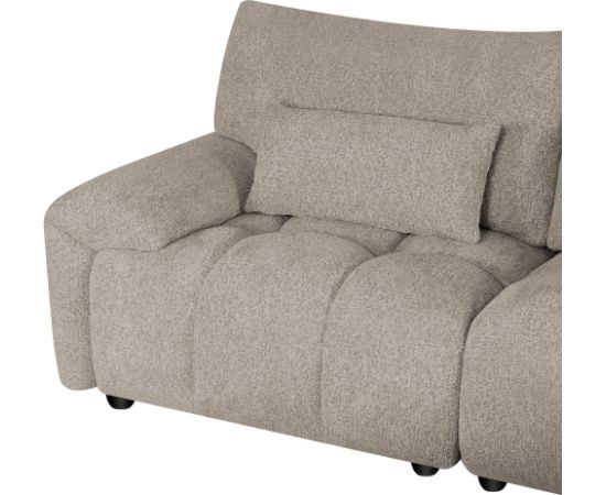 Stūra dīvāns BARBARA LS, gaiši brūns Jaunumi -Dārzam