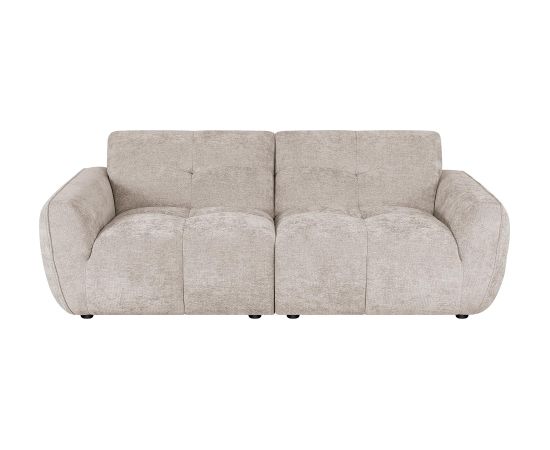 Dīvāns DAMALI 3-vietīgs, gaiši brūns Jaunumi -Dārzam