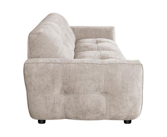 Dīvāns DAMALI 3-vietīgs, gaiši brūns Jaunumi -Dārzam