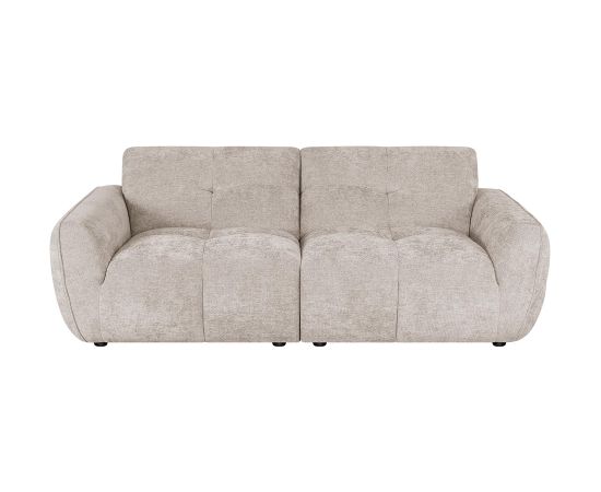 Dīvāns DAMALI divvietīgs, gaiši brūns Jaunumi -Dārzam